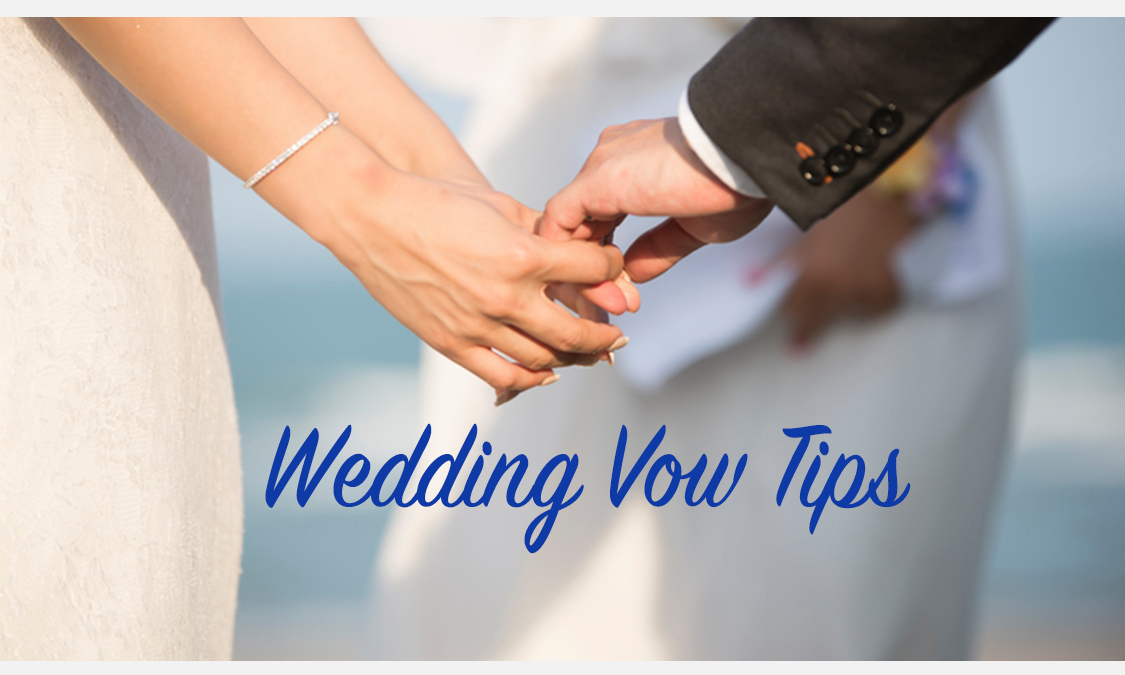 Three Creative Wedding Vow Tips for Couples